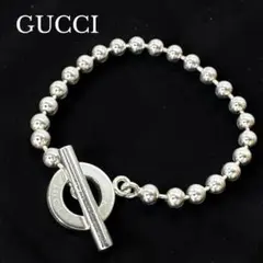 希少】GUCCI ボールチェーン ブレスレット 5連 ロゴG シルバー - メルカリ