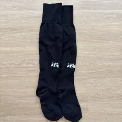 サッカーソックス ブラック ATHLETA