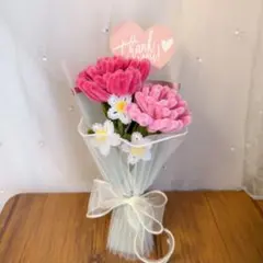 母の日　枯れない花　モールフラワー　花束