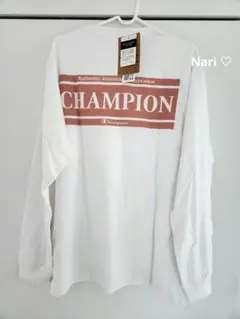 新品.タグ付 Champion Right-on ロンT Lサイズ