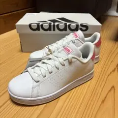 adidas アディダス スニーカー キッズ アドバンコート 20cm ピンク
