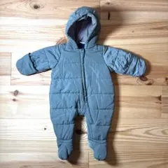 プチバトーPETIT BATEAU フード付きロンパース 3m/60cm