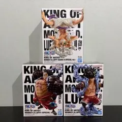 ワンピース KING OF ARTIST ルフィ フィギュア 3種セット - メルカリ