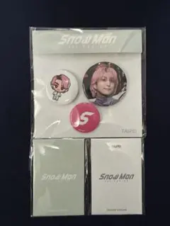 【台北限定】佐久間大介　台北 POP-UP ピンバッジ＆フォトカードA・Cセット