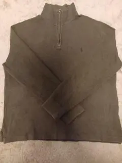 Polo Ralph Lauren オリーブグリーン ジップアップトレーナー