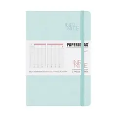 PAPERIDEAS 新型自分管理手帳 A5ハードカバーアクアフロストのサムネイル