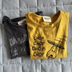 PEANUTS Tシャツ 2枚セット 130cm