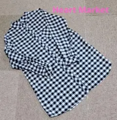 値下げ❗Heart Marketチェック柄フランネルシャツ・チュニック