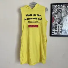 repipi armario フード付きノースリーブワンピース