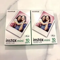 instaxmini インスタックスミニ　10sheets 2個セット チェキ