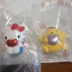 ポムポムプリン フィギュア 2点セットぷっくりバルーンマスコット　ハローキティ