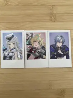 立伝都々　栞葉るり　ミラン・ケストレル　チェキ風カード①　みたらし団 にじさんじ