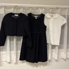 ミルフィーユ 3点セット　お受験本番用ワンピース