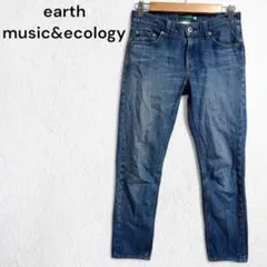 earth デニムパンツ ジーンズ ジーパン ストレート カジュアル シンプル