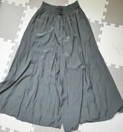 GLOBAL WORK さらさらリラックスフレアワイドパンツ Mサイズ