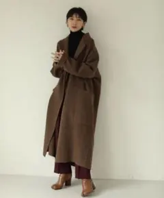 TODAYFUL ロングコート ブラウン　サイズ38