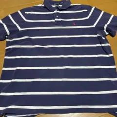 ラルフローレン ポロシャツ ボーダー XXL 紺