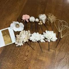 髪飾り　ドライフラワー　卒業式　成人式　結婚式
