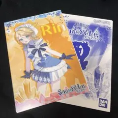 初音ミク SNOW MIKU 2025 クリアビジュアルポスター　鏡音リン