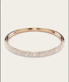 スワロフスキー　Sublima バングル　ゴールド