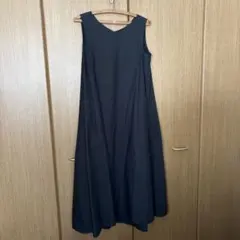 専用spick&span スモッキングギャザーワンピース ノースリーブインド綿