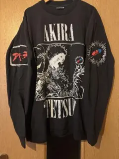 ヴィンテージ　希少レア　90s AKIRA 長袖Tシャツ ロンT AKIRA アキラ ロンT 長袖 ブラック vintageの通販 by yutete ｜ラクマ