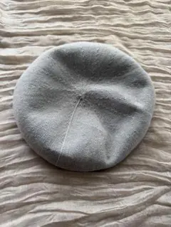 earth music&ecology グレー ベレー帽