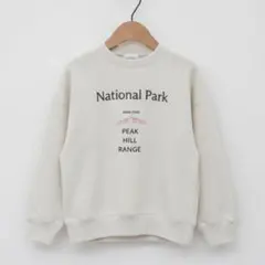 デビラボ BIGシルエット プリント トレーナー 150