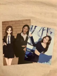 NiziU マコ Light it Up ラントレ Press play ポスカ