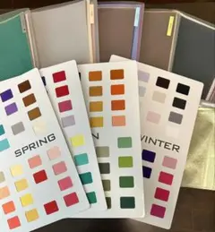 ICBI パーソナルカラー ドレープセット120枚 パーソナルカラー診断フルセット ICBI 120色ドレープセット