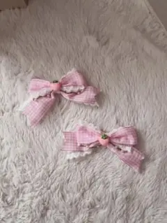 リボンヘアクリップ 量産型 地雷