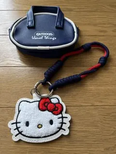 リンネル3月号付録のみ ハローキティ ストラップ OUTDOOR