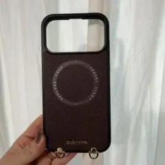 CUSTYPE iPhone18pro max 케이스만 신색 버건디