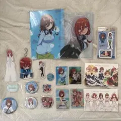 五等分の花嫁 中野三玖 まとめ売り アクリルキーホルダー　アクスタ　缶バッジ