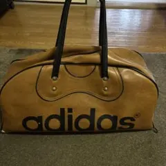 ろーすけ様】70s adidas アディダス ボストンバッグブラウン レザー