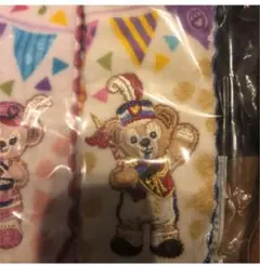 ディズニー　35周年 ダッフィー タオル　ハンカチ