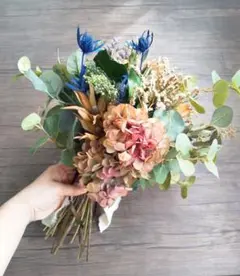 クラッチブーケ +ブートニア 2点セット
