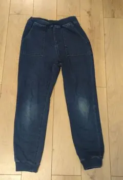 GU インディゴカットソージョガーパンツ