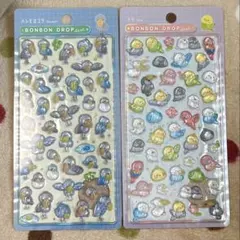 【新品】ボンボンドロップシール　ハシビロコウ　トリ 2点セッ