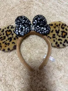 ディズニー ヒョウ柄 カチューシャ