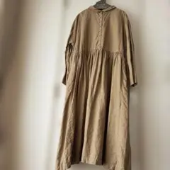 シャツワンピース ロング