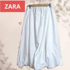 ZARA ​バルーンスカート ホワイト M〜L　裏地あり