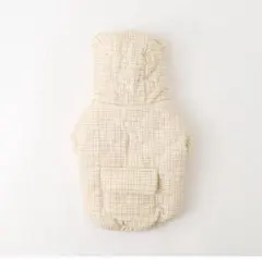 モンシェリ moncheri くま耳キルティングチェックジャケット Mサイズ