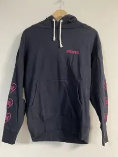 milkfed. ロゴパーカー/ネイビー