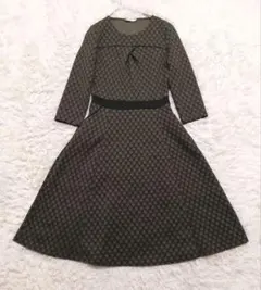 EGERIE エジェリ ロングワンピース Aライン フランス製 グリーン系