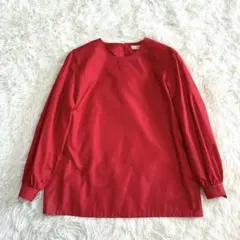 【美品】Life GIVENCHY シルク混 ブラウス レッド 9号 ジバンシーのサムネイル
