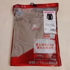 【ほぼ新品】ミズノ ブレスサーモ 中厚ソフト レディース LL インナーシャツ