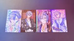 【ぎゃうるふ】ランダムチェキ風カード 小柳ロウ　4点