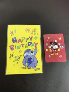 ディズニーストア スティッチ バースデーポストカード