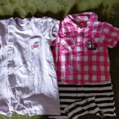 【GU】【BABYDOLL】　ロンパース2種